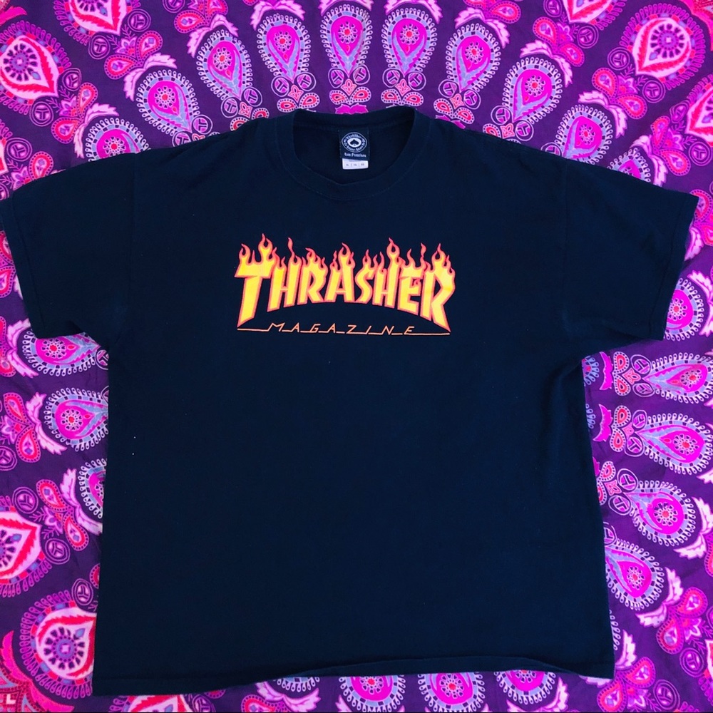 Thrasher Magazine Flames